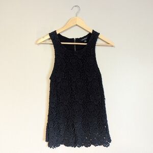 Lucky Brand Lace Black Tank